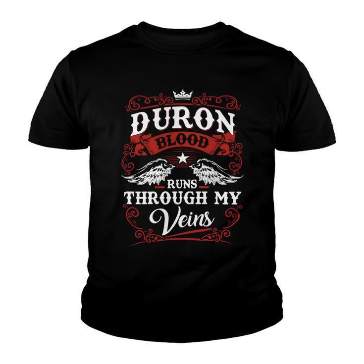 Duron Name Shirt Duron Family Name V3 Youth T-shirt