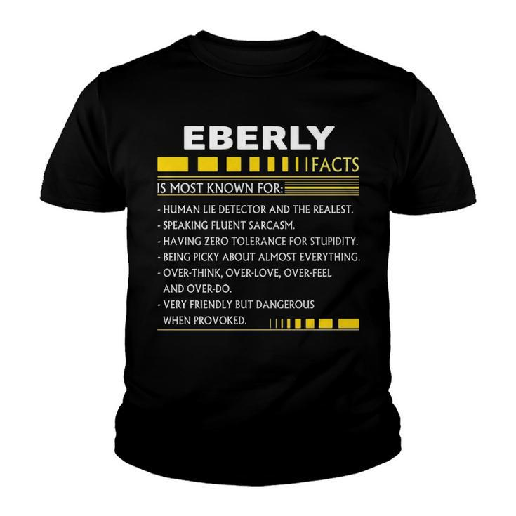 Eberly Name Gift   Eberly Facts Youth T-shirt