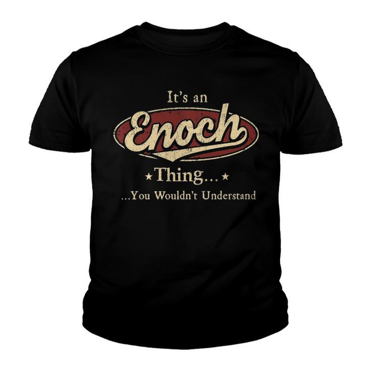 Enoch Shirt Personalized Name Gifts T Shirt Name Print T Shirts Shirts With Name Enoch Youth T-shirt