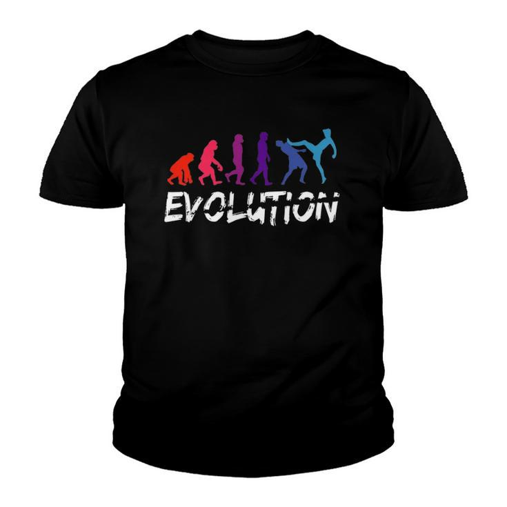 Evolution Krav Maga Fighting Sports Kicking Youth T-shirt