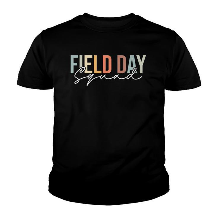 Field Day Squad Teacher Student Cool Last Day Of School Youth T-shirt