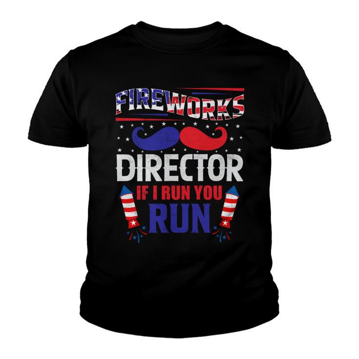 Fireworks Director If I Run You Run Youth T-shirt