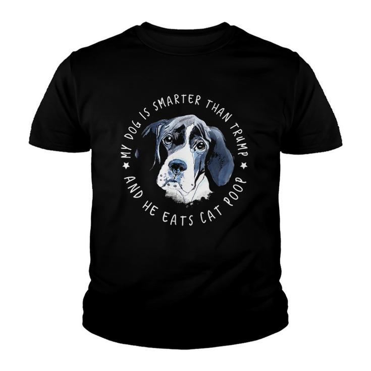 Funny Anti Trump  For Dog Lovers Youth T-shirt