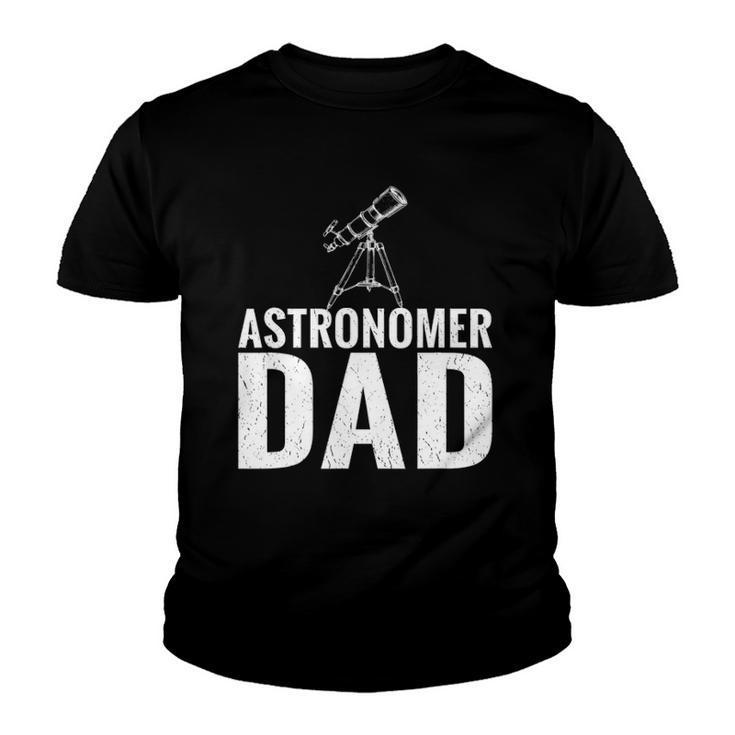 Funny Distressed Retro Vintage Telescope Star Astronomy Youth T-shirt