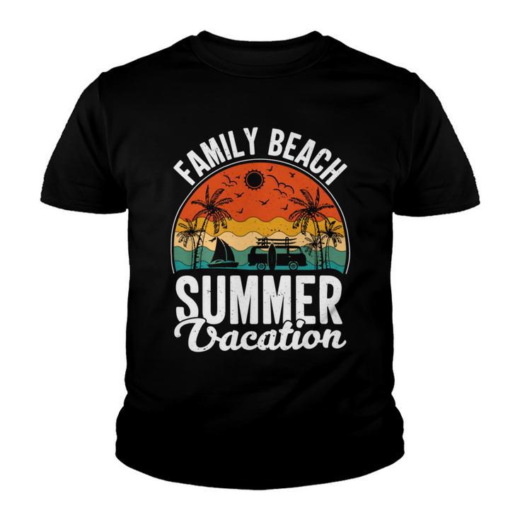 Funny Enjoy The Summer Family Beach Summer Vacation Youth T-shirt