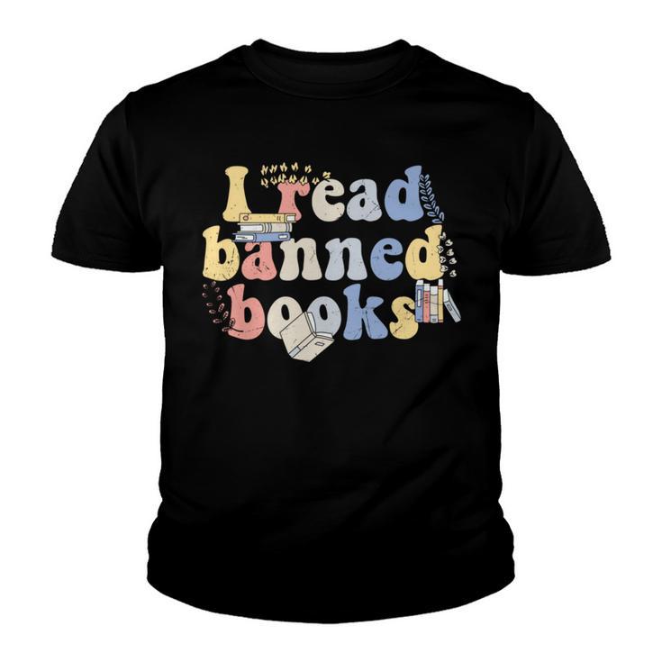 Funny I Read Banned Books Lovers Books Youth T-shirt