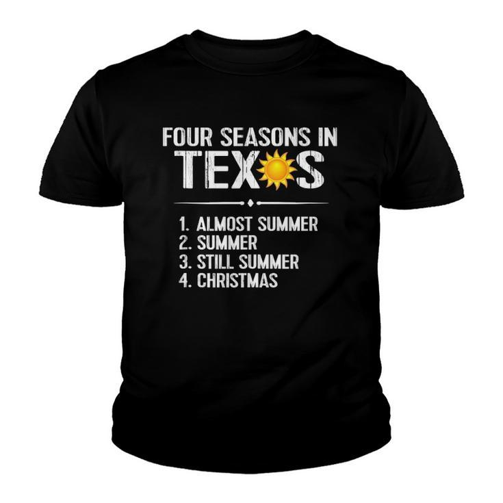 Funny Texas Apparel Sunshine Heat Texas Souvenir Gift Tee Youth T-shirt