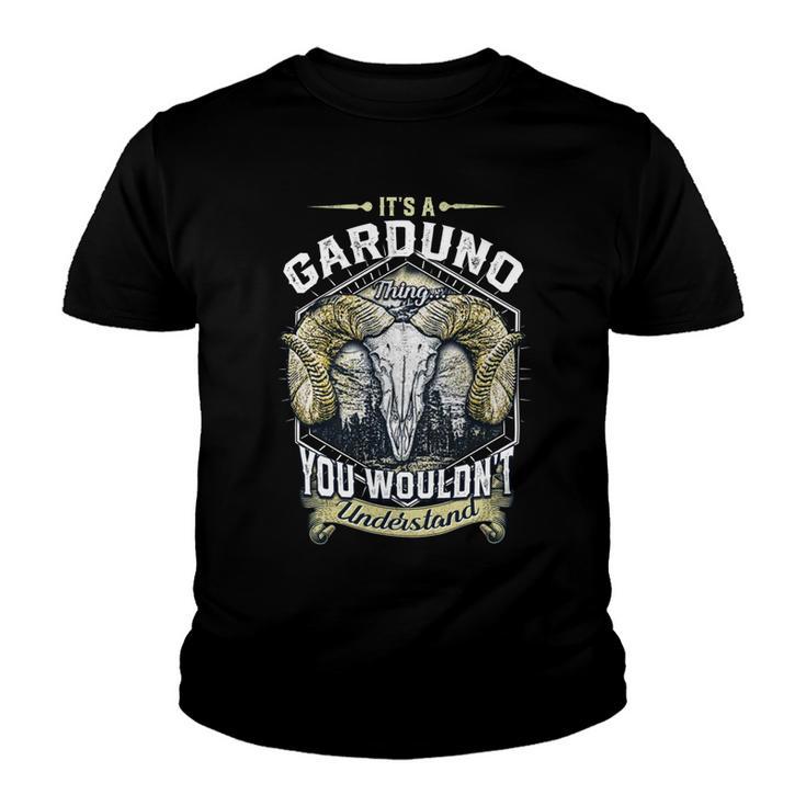 Garduno Name Shirt Garduno Family Name V3 Youth T-shirt