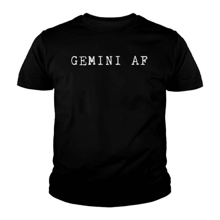 Gemini Af May & June Birthday Youth T-shirt