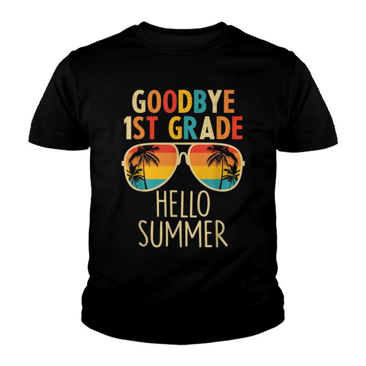 Goodbye 1St Grade Hello Summer Last Day Of School Boys Kids  V2 Youth T-shirt