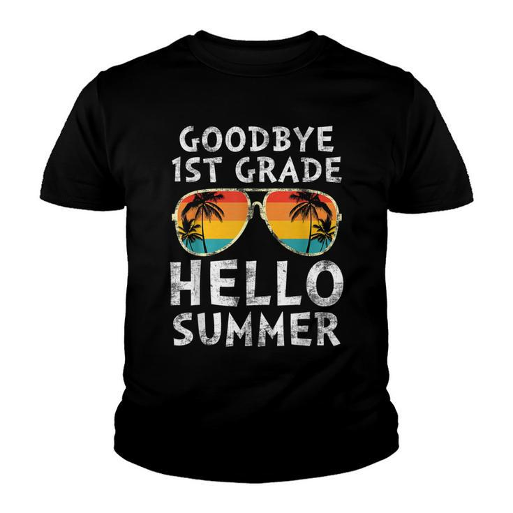 Goodbye 1St Grade Hello Summer Last Day Of School Boys Kids  V3 Youth T-shirt