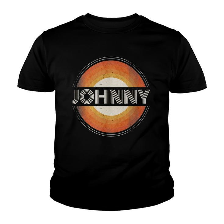 Graphic Tee First Name Johnny Retro Personalized Vintage Youth T-shirt