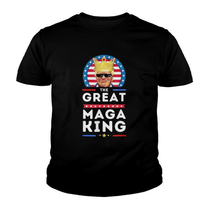 Great Maga King Trump Biden Political Ultra Mega Proud Youth T-shirt