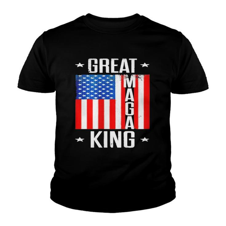 Great Maga King Ultra Maga American Flag Vintage Youth T-shirt