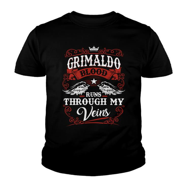 Grimaldo Name Shirt Grimaldo Family Name Youth T-shirt