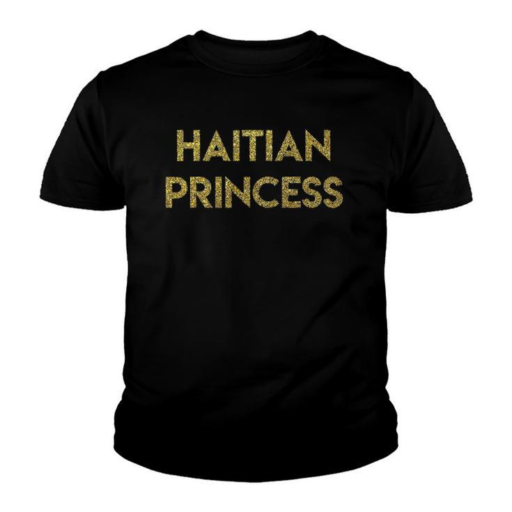 Haitian Pride Gold - Haitian Princess Youth T-shirt