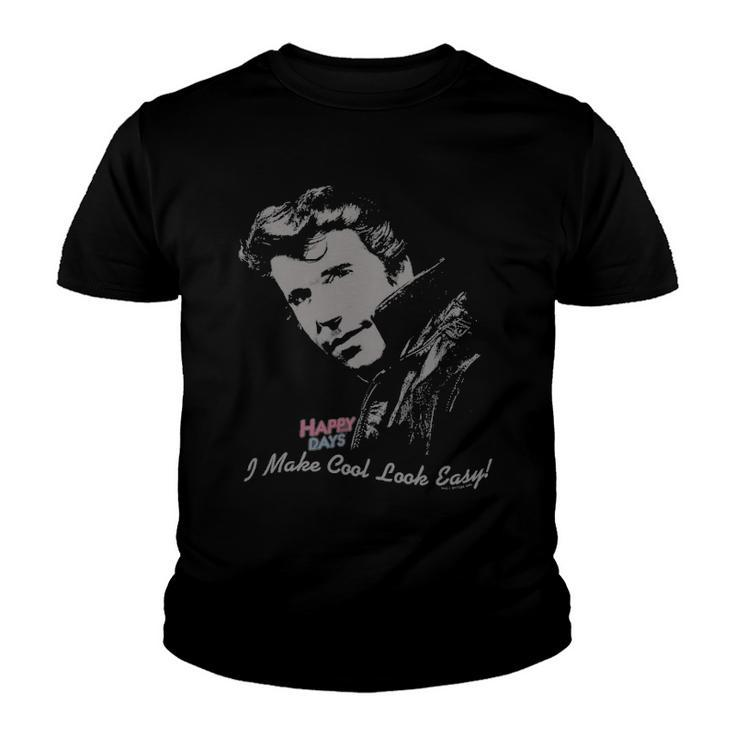 Happy Days Cool Fonz Gift Youth T-shirt