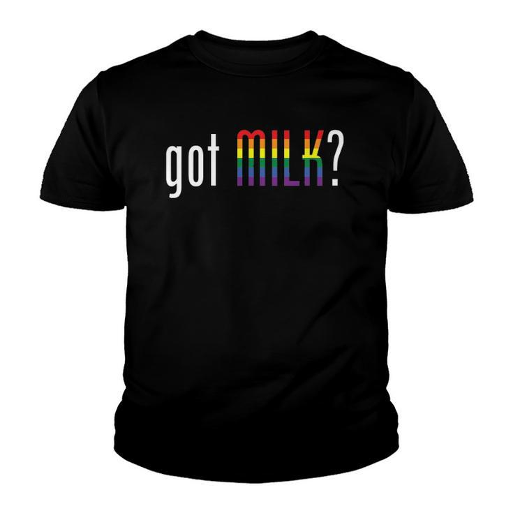 Harvey Milk Tribute Tee - Gay Prioneer Youth T-shirt