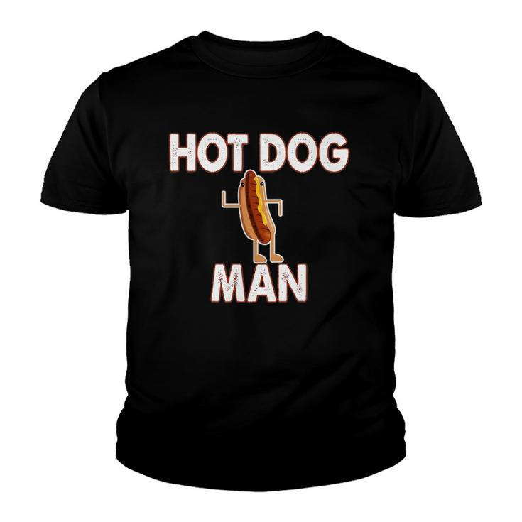 Hot Dog Funny Hot Dog Man Gift Tee Youth T-shirt