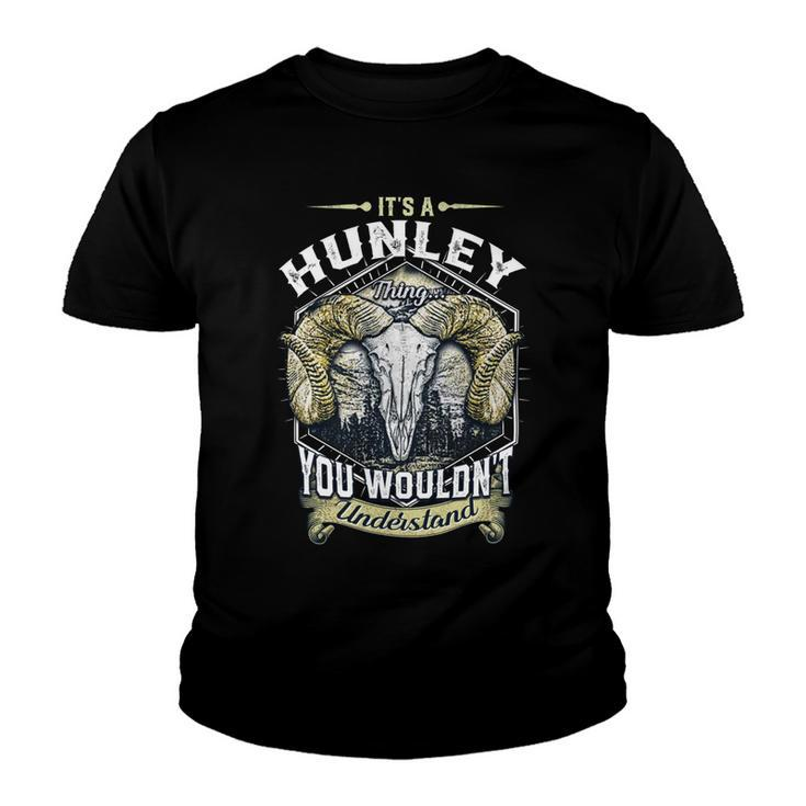 Hunley Name Shirt Hunley Family Name V2 Youth T-shirt