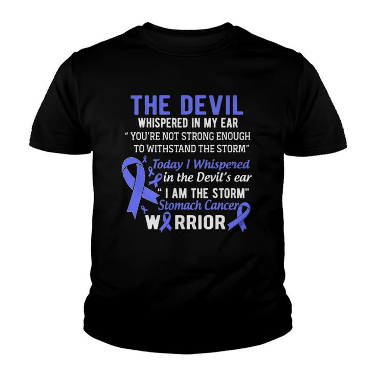 I Am The Storm Stomach Cancer Warrior Youth T-shirt
