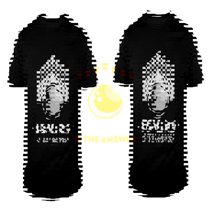 Is The Answer 247 Bowling Bowler Unisex T-Shirt Seseable UK