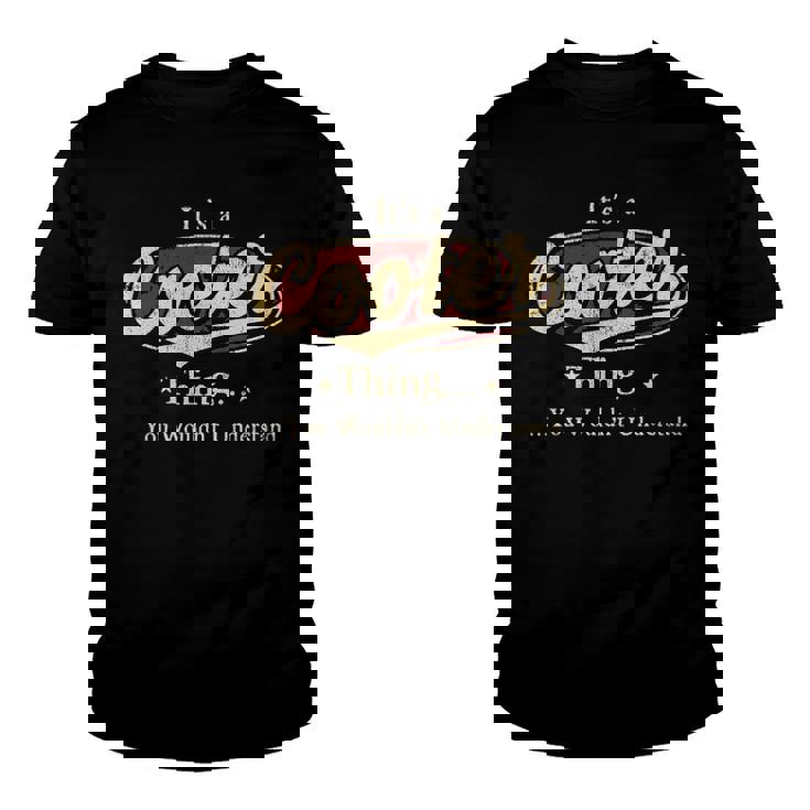 Its A Cooter Thing You Wouldnt Understand Shirt Personalized Name Gifts T Shirt Shirts With Name Printed Cooter Youth T-shirt