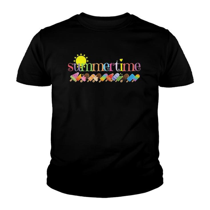 Its Summertime And The Popsicles Are Dripping Youth T-shirt