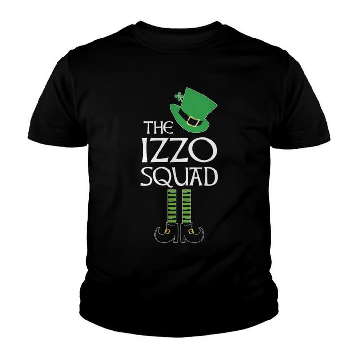 Izzo Name Gift   The Izzo Squad Leprechaun Youth T-shirt