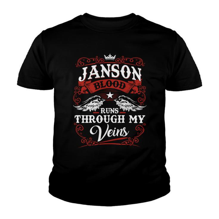 Janson Name Shirt Janson Family Name V3 Youth T-shirt