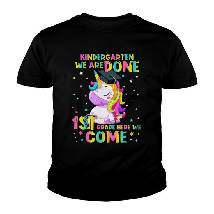 Kindergarten Graduation Magical Unicorn Graduate For Girls Youth T-shirt