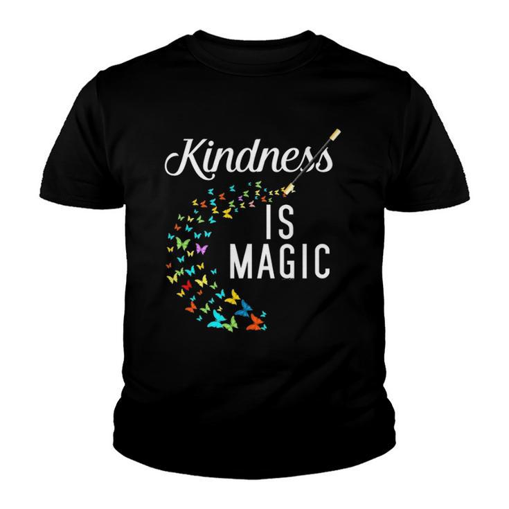 Kindness Is Magic Butterflies Kind Teacher Appreciation Gift Youth T-shirt