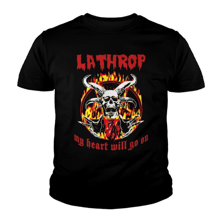 Lathrop Name Gift   Lathrop Name Halloween Gift Youth T-shirt