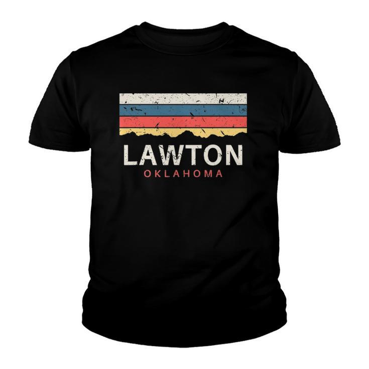 Lawton Oklahoma Vintage Gifts Souvenirs Youth T-shirt
