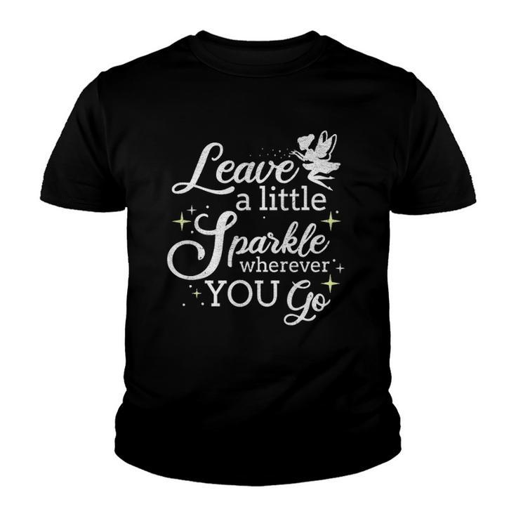 Leave A Little Sparkle Wherever You Go Vintage Youth T-shirt