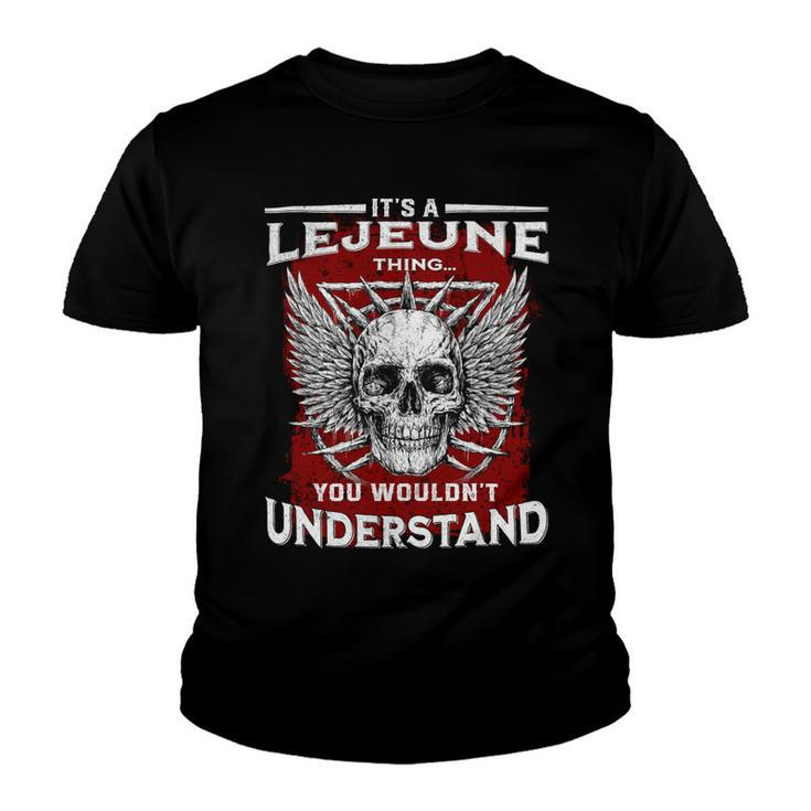 Lejeune Name Shirt Lejeune Family Name Youth T-shirt