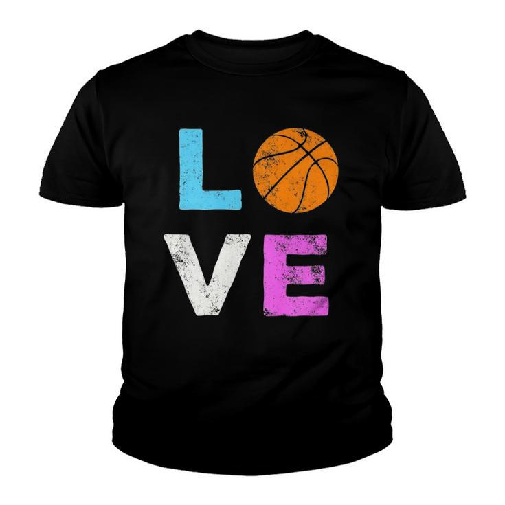 Love Basketball American Team Fan Gift  Youth T-shirt