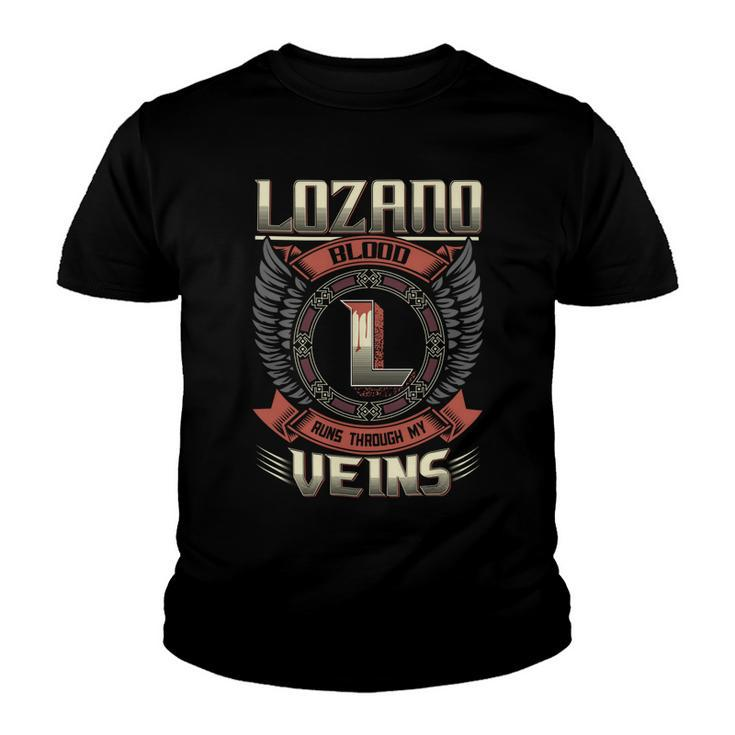 Lozano Blood  Run Through My Veins Name V3 Youth T-shirt