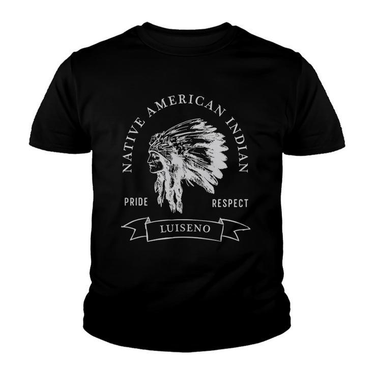 Luiseno Native American Indian Pride Respect Darker Youth T-shirt