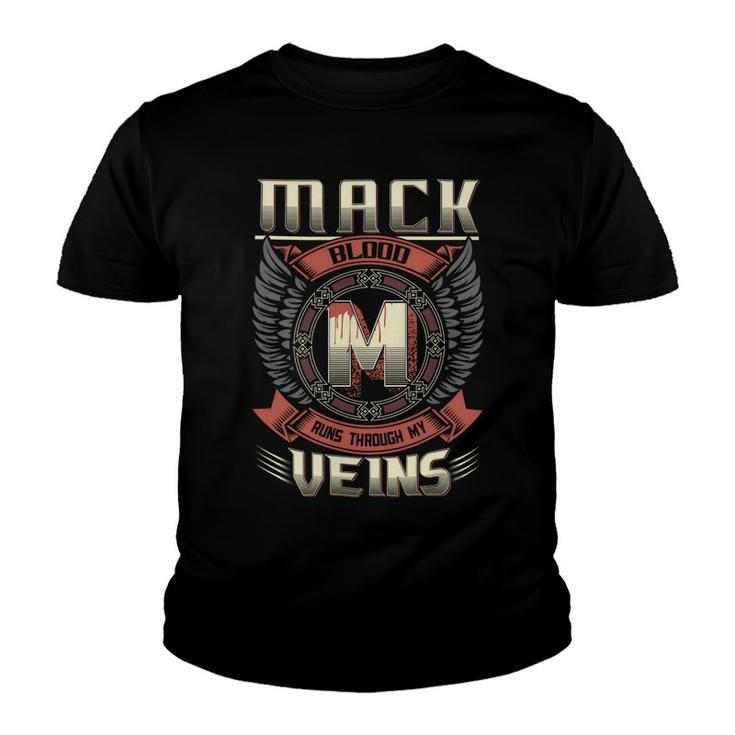 Mack Blood  Run Through My Veins Name V8 Youth T-shirt