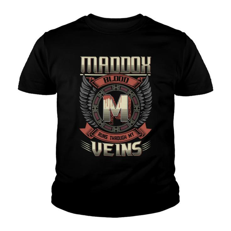 Maddox Blood  Run Through My Veins Name V6 Youth T-shirt