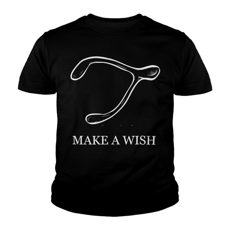Make A Wish Chicken Turkey Wishbone 6 Shirt Youth T-shirt