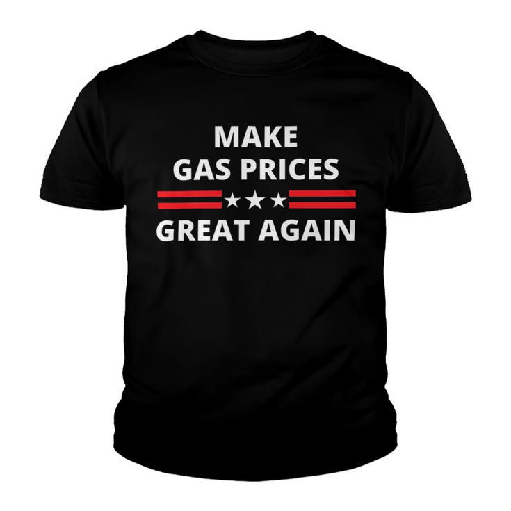 Make Gas Prices Great Again Anti-Biden Trump Republican 2024  414 Trending Shirt Youth T-shirt