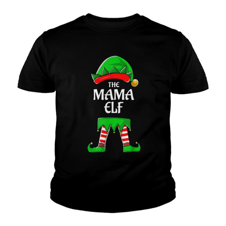 Mama Elf Matching Group Xmas Funny 510 Shirt Youth T-shirt