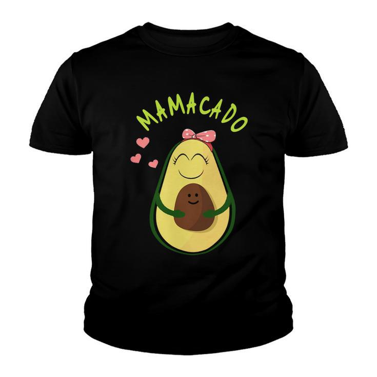Mamacado Cute Avocado Pregnant Mom 502 Shirt Youth T-shirt