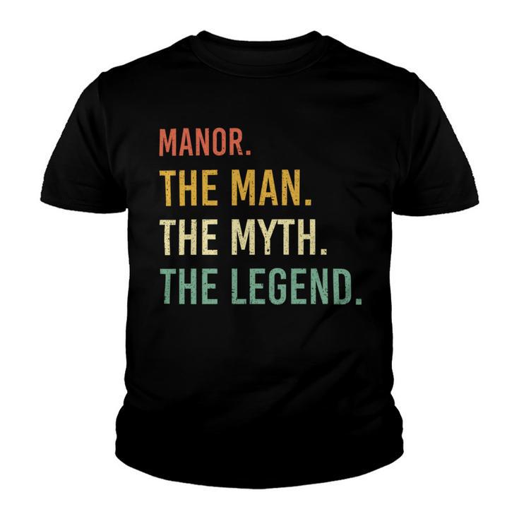 Manor Name Shirt Manor Family Name V2 Youth T-shirt