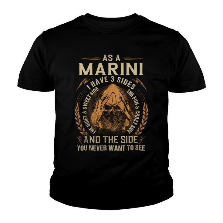 Marini Name Shirt Marini Family Name V2 Youth T-shirt