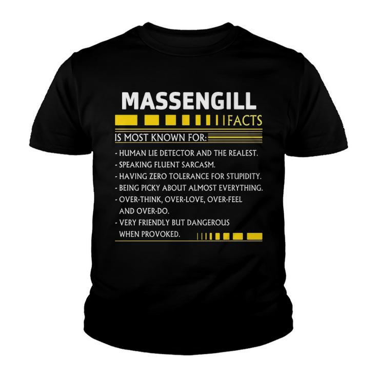 Massengill Name Gift   Massengill Facts Youth T-shirt