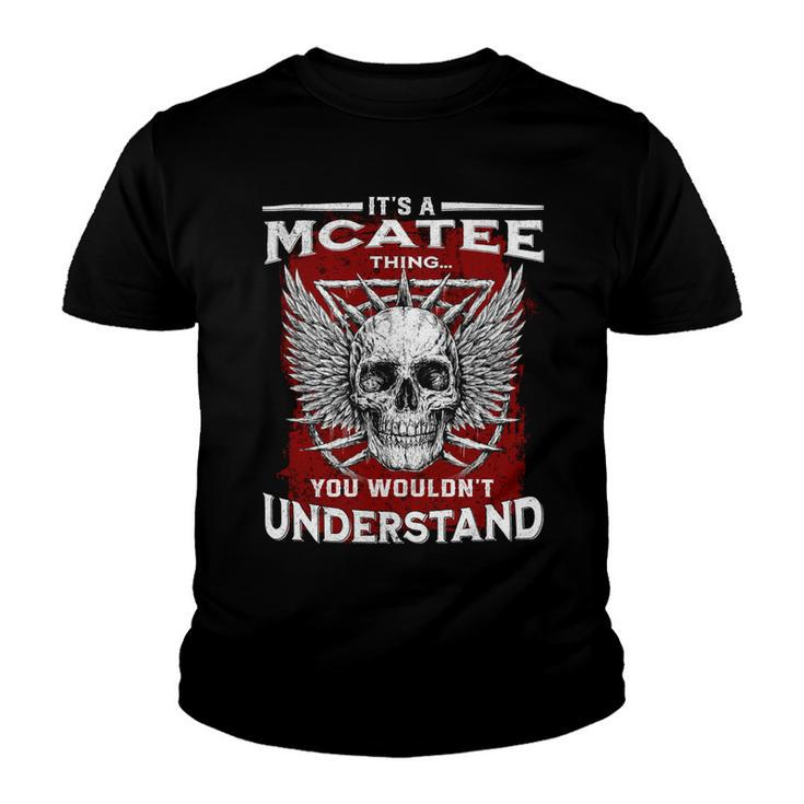 Mcatee Name Shirt Mcatee Family Name V3 Youth T-shirt