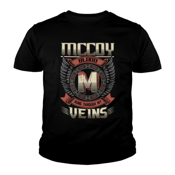 Mccoy Blood  Run Through My Veins Name V2 Youth T-shirt